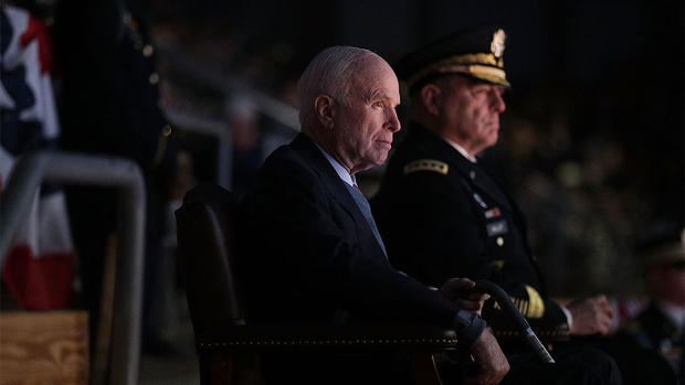 U.S. Military Holds Special Twilight Tattoo Performance In Honor Of John McCain 