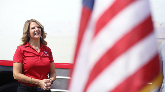 Kelli Ward campaigns at the Gunsite academy in Paulden 