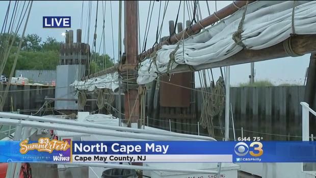 SummerFest Checks Out New Jersey's Tall Ship The A.J. Meerwald In North Cape May 