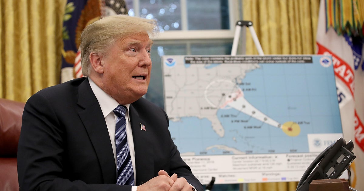 Trump issues disaster declaration for North Carolina - CBS News