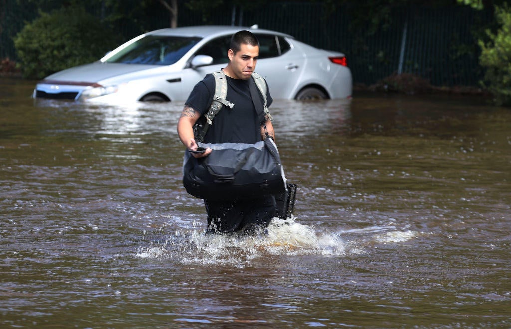 Carolinas' Coast Line Recovers From Hurricane Florence, As Storm Continues To Pour Heavy Rain On The States 