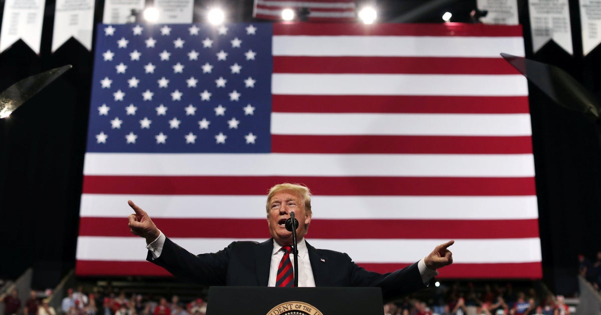 President Trump rally in Missouri today for Josh Hawley, running for ...