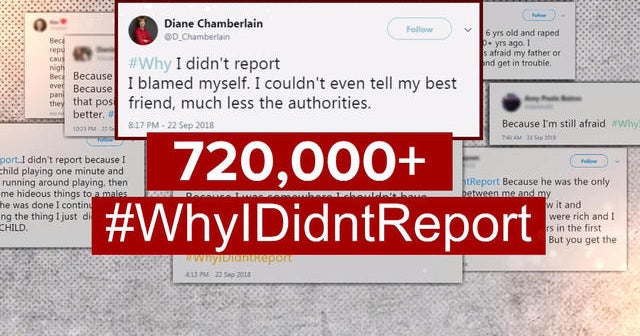 #WhyIDidntReport: Hundreds of thousands share stories of rape, assault online - CBS News