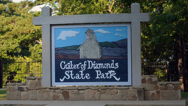 Crater of Diamonds Sign 