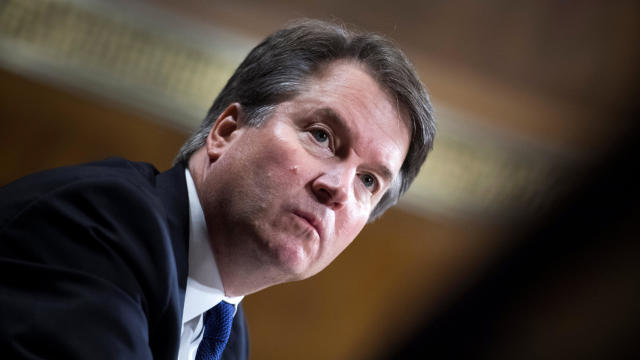 Judge Brett Kavanaugh testifies during a Senate Judiciary Committee hearing on his nomination to be an associate justice of the Supreme Court of the United States, on Capitol Hill in Washington Sept. 27, 2018. 