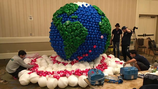 Balloon art A POP! culture competition CBS News