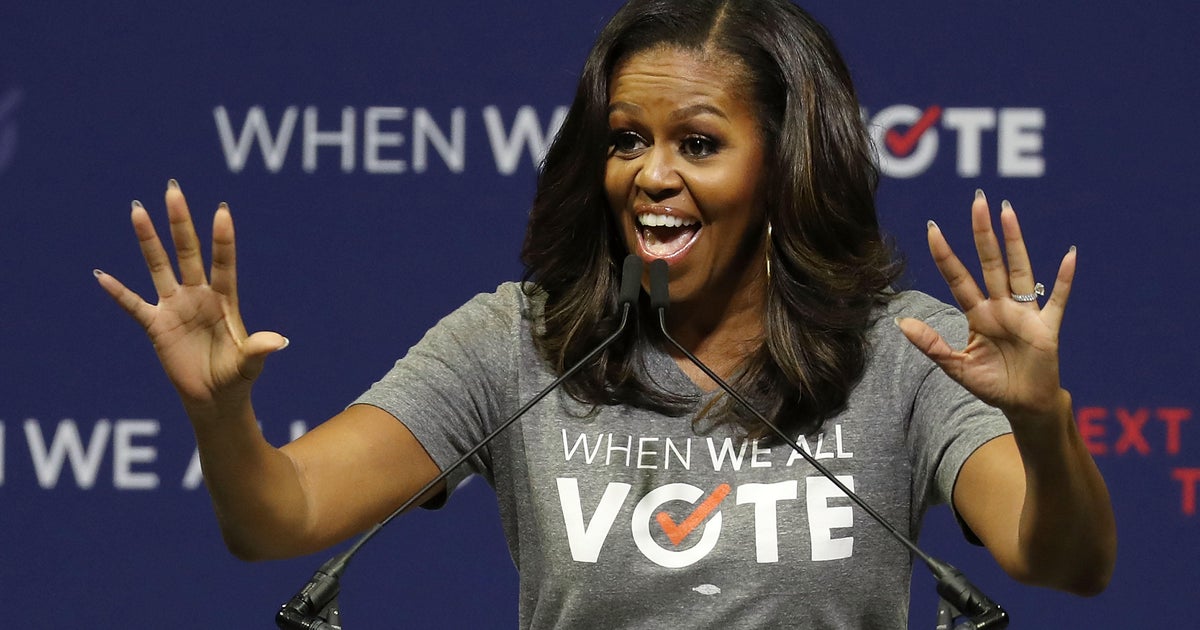 Michelle Obama urges voters to 