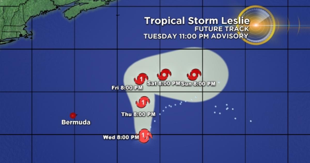 Tropical Storm Leslie Expected To Hurricane In Near Future CBS