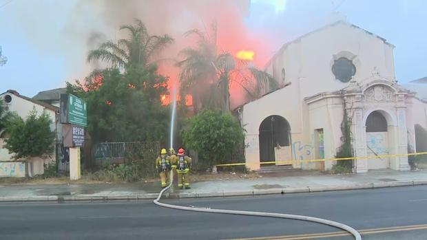 Greater-Alarm Fire Breaks Out At Church In University Park 