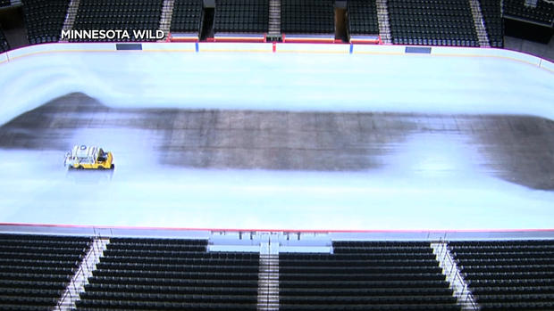 Minnesota Wild Xcel Center Ice Making 