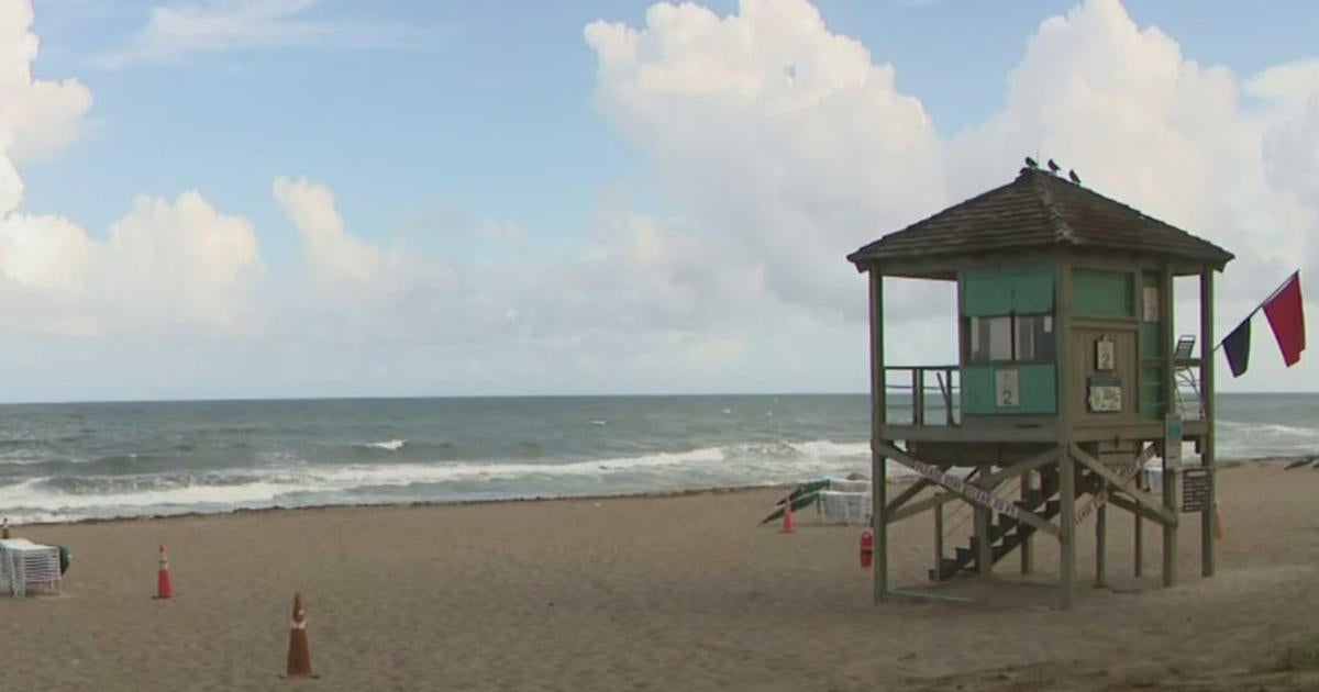 Swimming Advisory Issued For Two Miami Dade Beaches Cbs Miami