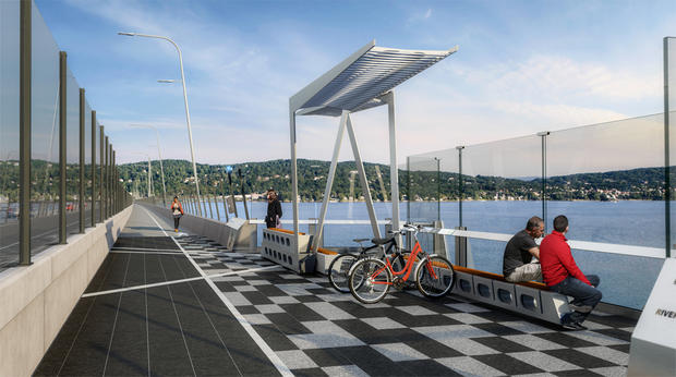Mario M. Cuomo Bridge Walkway And Bike Path Proposal 