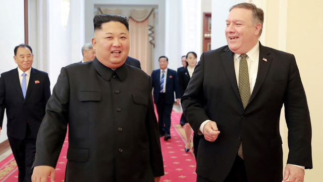 North Korean leader Kim Jong Un meets with U.S. Secretary of State Mike Pompeo in Pyongyang 