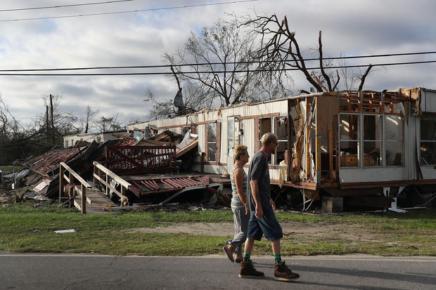 Florida  Panhandle Faces Major Destruction  After Hurricane Michael Hits As Category 4 Storm 