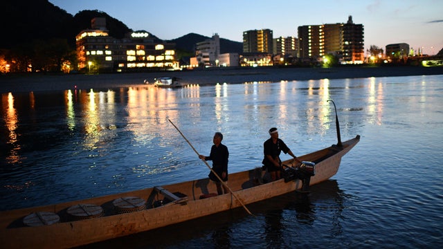 'Ukai' Cormorant Fishing In Nagara River 