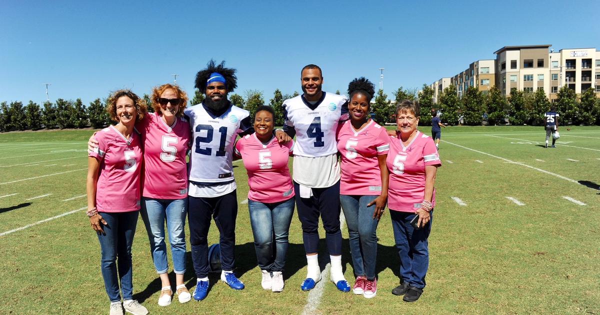 Dallas Cowboys Football Team Breast Cancer Awareness 3x5 Flag cheerleaders  komen