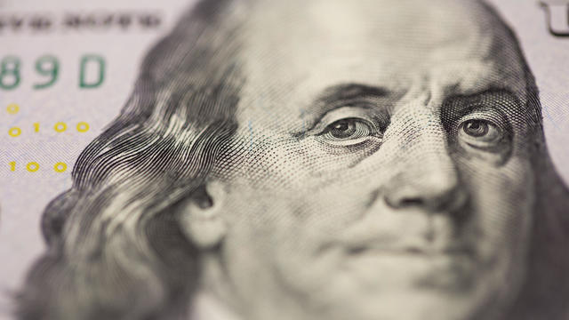 dollar portrait Franklin 