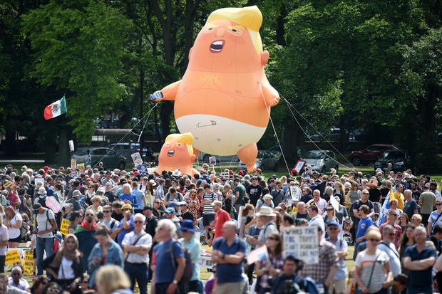 Scotland Protests At The Visit Of United States President Donald Trump 
