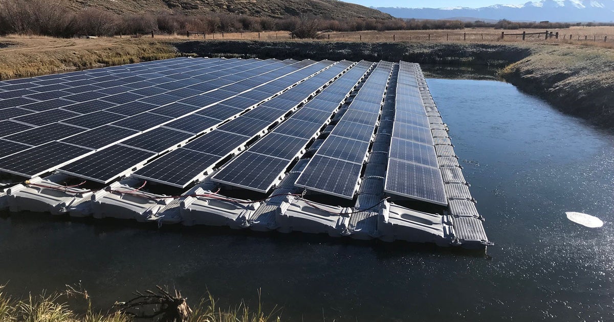 Walden Harnesses The Power Of The Sun With Floating Solar Panels - CBS ...