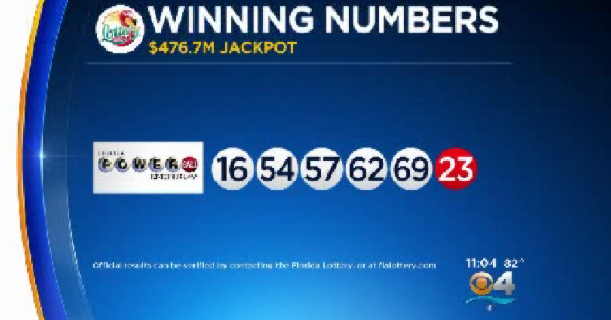 Powerball Jackpot Climbs To More Than $470 Million - CBS Miami