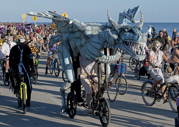 Zombie Bike Ride Fantasy Fest 