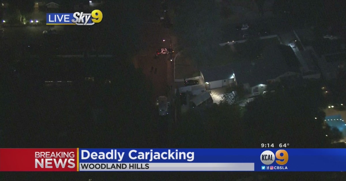 Man Shot, Killed In Possible Carjacking In Woodland Hills - CBS Los Angeles