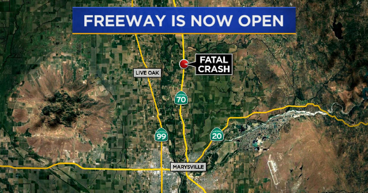 Man, 70, Killed In Crash On Highway 70 North Of Marysville - CBS Sacramento