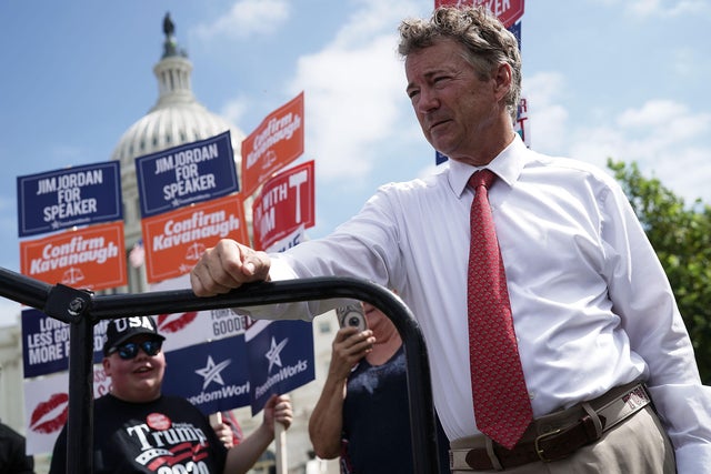 Conservative Group FreedomWorks Holds Rally On Capitol Hill In Support Of Brett Kavanaugh's Confirmation To The Supreme Court 