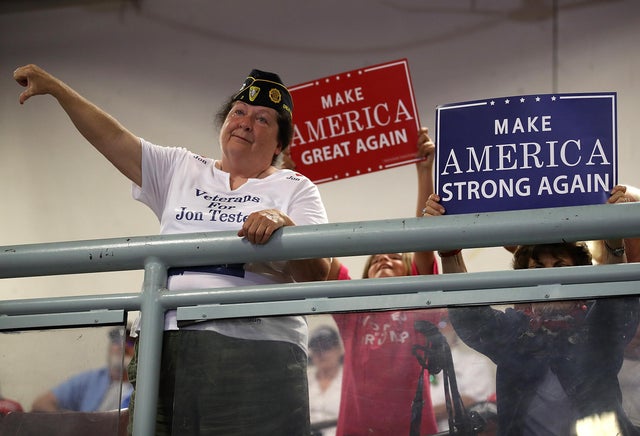 President Trump Holds Rally In Great Falls, Montana 
