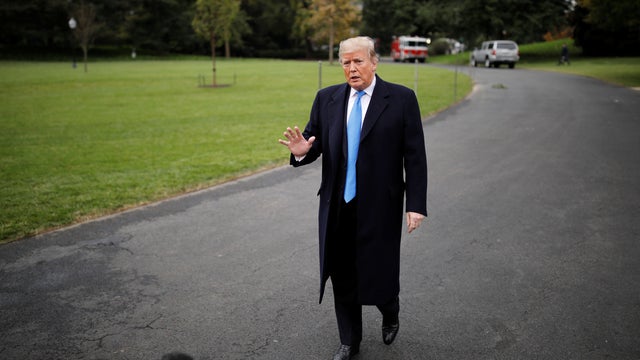 U.S. President Donald Trump departs for campaign travel to North Carolina from the White House in Washington 