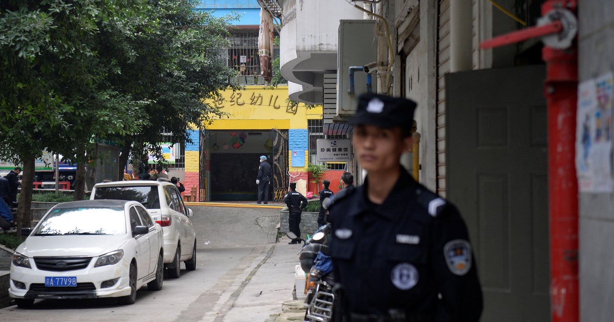 Teacher in China accused of poisoning kindergarten students CBS News