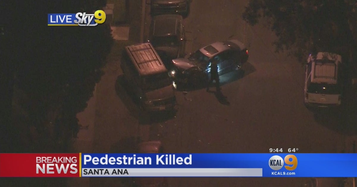 Pedestrian Killed In Possible Street Racing Crash - CBS Los Angeles