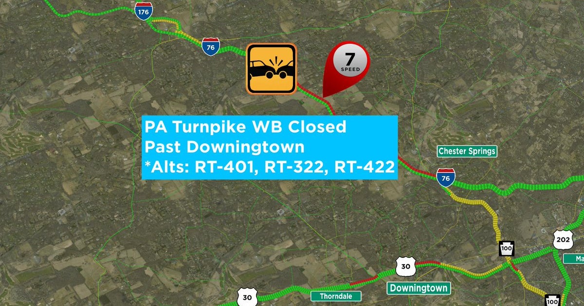 7Vehicle Accident Closes Portion Of Pennsylvania Turnpike Past