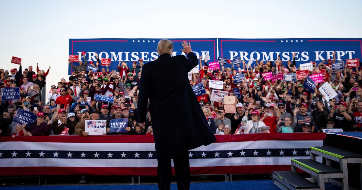 What Trump's Final Rally Schedule Says About The Midterms - CBS News