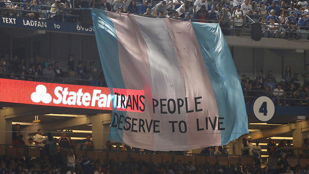 World Series Transgender Banner 