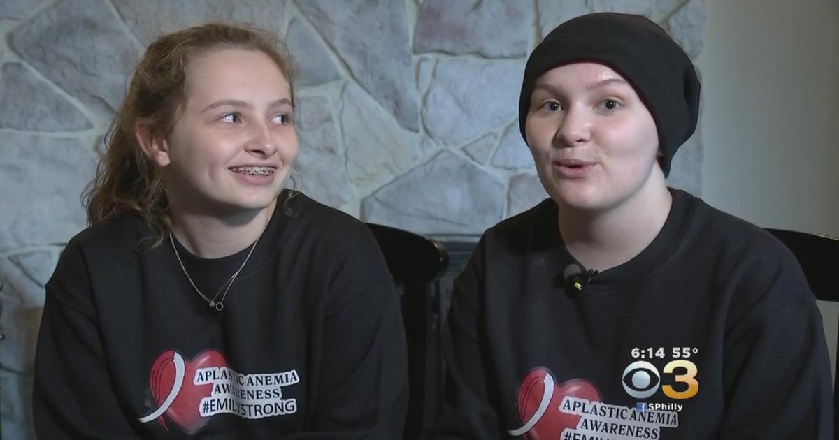 Teen Girl Gets Special Homecoming Following Bone Marrow Transplant From Sister - CBS Philadelphia