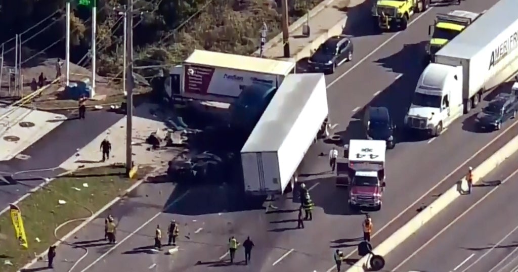 Tractor Trailer Crash Snarls Traffic On Route 3 CBS New York