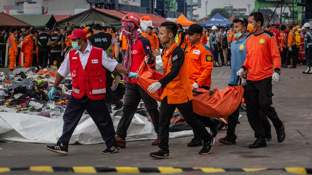 Relatives Of Lion Air Crash Victims Await News At Hospital 