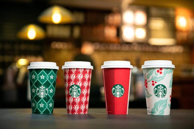 Starbucks Unveils New Holiday Cups In Festive Christmas Designs