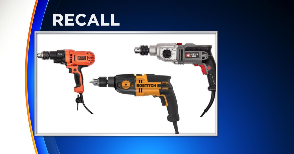Black & Decker Recalls Hammer Drills Due to Injury Hazard