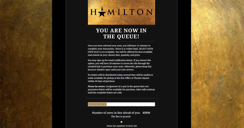 Tens Of Thousands Flood Cultural Trust Website For 'Hamilton' Tickets ...