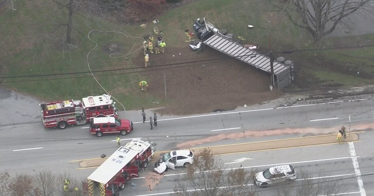 Accident Involving TractorTrailer Closes Portion Of Baltimore Pike In