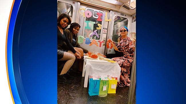 Viral Video Friends Throw Birthday Party On The Subway, Complete With