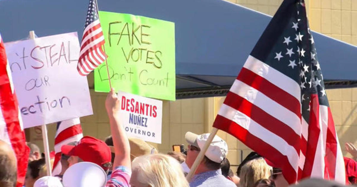 Protests break out in Florida amid recount fight CBS News