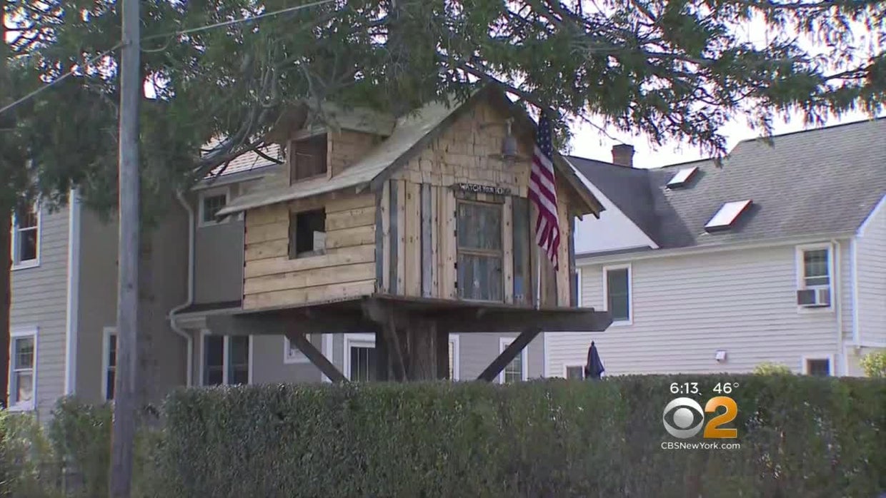 Family At War With Babylon Village Over Tree House CBS New York