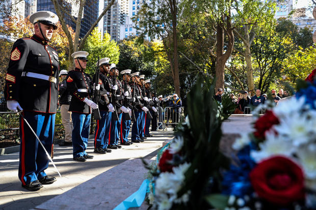 New York City’s Veterans Day Parade commemorates the centennial of the end of World War I in New York City 