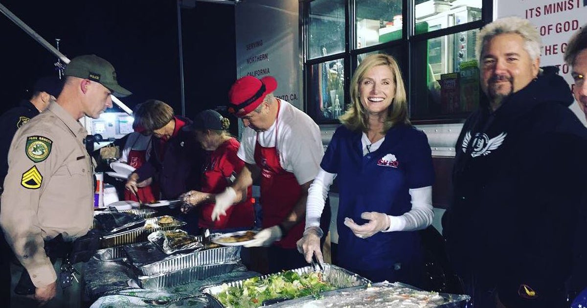 Camp Fire First Responders Get Surprise Visit, Meal From Guy Fieri