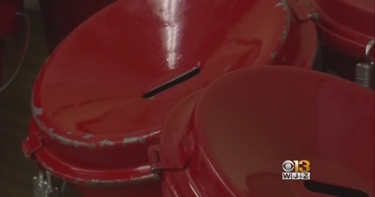 Salvation Army Red Kettle Stolen From Baltimore Grocery Store CBS