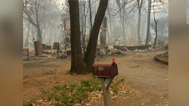 Paradise Fire damage 