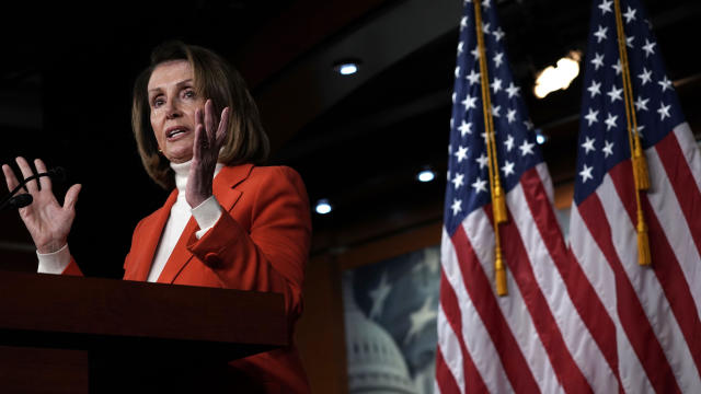 Nancy Pelosi Holds Weekly Press Conference At U.S. Capitol 